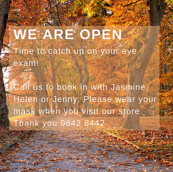 Donvale Optical Optometrists East Doncaster, Tunstall Square. Eye test